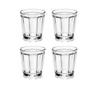 Serax 4 Vasos para espresso Surface 10 cl Transparente