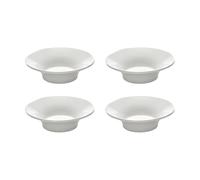 Serax Plato hondo plato de acompañamiento Silhouette S Ø10.5 cm set de 4 White