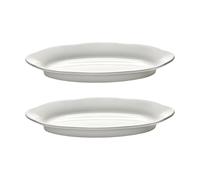 Serax Plato hondo Silhouette oval S 10x18.5 cm set de 2 White