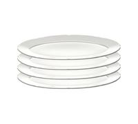 Serax Plato Silhouette oval M 15x24.5 cm set de 4 White
