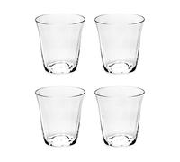 Serax Vaso espresso de doble cristal Silhouette 11 cl set de 4 Clear