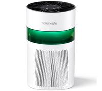 SereneLife Purificador de Aire Portátil con Filtro HEPA H13 | Silencioso, ideal para Alergias y Pelo de Mascotas, Mini, con Aromaterapia, Luz Ambiental, Temporizador