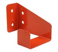 Serenophile Percha de motosierra montada en la pared para gancho recubierto de alta calidad para estante de herramientas de jardín, ganchos de bicicleta, soluciones de cobertizo, negro (1 pieza por