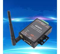 Serenophile Servidor serie industrial, convertidor RS232 a Ethernet, soporte RS485/RS422, velocidad de datos de 230 kbps, Modbus TCP, seguridad TLS, para SCADA, automatización IoT