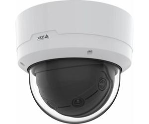 Serie Axis Q48, modelo Q4809-PVE: Cámara panorámica, multi-sensor con función de giro/inclinación/rotación. Domo, para uso en exteriores. Resistente a vandalismo y a la intemperie. Color (día y noche)
