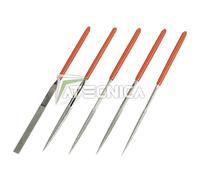 Serie De 5 Lima Diamante para Aceros Duros Y Construcción Moldes Fervi L013