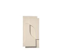 Kristina Dam Studio Decoración de pared Serif Relief S Off white