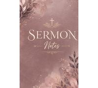 Sermon Notes for Women & Girls: Pastor-Designed Christian Notebook for Church & Bible Study | 125 Pages Guided Sermon Journal