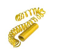Serpentinas, Metallic holográfico, Oro, 1 rollo