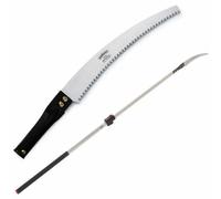 Serrucho curvo de 330 mm con pértiga telescópica ovalada de aluminio de 2 m Archman Art. 25+69