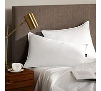Serta Down Illusion - Almohadas Suaves hipoalergénicas para Dormir (Paquete de 2), Color Blanco, 2 Piezas