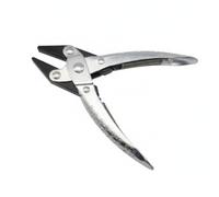 SERUCARY Alicates de Mordaza Alicates Herramienta Tenaza Pinzas con Mandíbulas y Muelle para Control Suave Acero al Carbono 140mm Adecuados para Joyería, Alicates De Punta Plana Paralelos