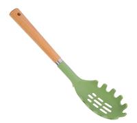 Servidor de Espaguetis de Silicona Mango de Madera, Verde