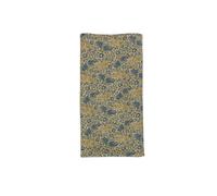 Servilleta de Algodón, Lino y Poliéster | Colección Linen de Laura Ashley | 45 cm x 45 cm | Diseños Florales y Lisos en Rojo y Amarillo Mostaza