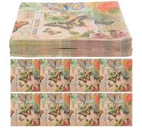 Servilletas de Papel Estampado con Motivo de Mariposas 20 Hojas de Pulpa