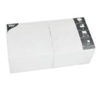 Servilletas de Papstar, 330 x 330 mm, 3 capas, color blanco, recibirás 1 paquete, contenido del paquete: 250 unidades.