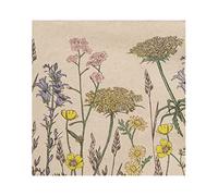 Servilletas florales de papel reciclado, bonitas servilletas ecológicas, desechables, para primavera, Pascua, cumpleaños, paquete de 20, hechas por Talking Tables, azul, verde y amarillo