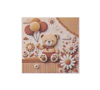 Servilletas Papel Flor Animal Globo Servilletas Decoupage Decoradas Papel Higienico Desechables Toilet Paper Cumpleaños Cocktail 2 Capas Paper Towels Bodas Fiesta Jardín 30 Paquetes(33x33cm）
