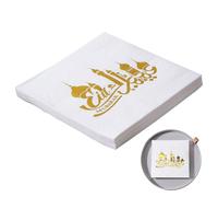 Servillías festivas para cenar, servilletas festivas - Partes servilletas,Cena de 2 capas Toallas manuales de papel absorbente para la fiesta de cocina bodas y eventos