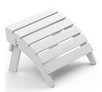 SERWALL otomana plegable Adirondack color blanco