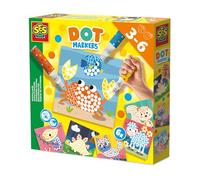 SES Creative Rotulador de puntos 14602 – 6 páginas para colorear, XXL, para niños desde 3 años