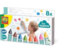 SES Creative- Ceras para el baño - 8 Colores, Multicolor, Talla única (13050)