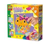 SES Creative - Sticker Collage - Stickerbuch - Sticken Kinder - Moosgummi Aufkleber - AB 3 Jahre