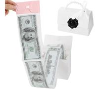 SESENSE Caja de dinero para dinero en efectivo, caja sorpresa, mini bolsas de mano con 30 bolsas transparentes para fiesta de Navidad, cumpleaños