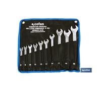 Set 12 pcs llaves combinadas de 6 a 17