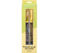 Set 2 boligrafos de gel pedrita parker para profesores