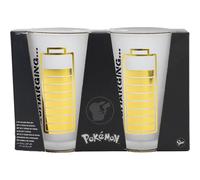 Set 2 Vasos Casual De Cristal 490 ML Pokemon Thunderstruck 79297