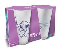 Stor S.L. Vasos de cristal Stitch mate 490 ml – Set de 2