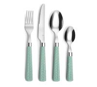 Amefa Set de 24 cubiertos Paille acero inoxidable 25 cm 2 mm