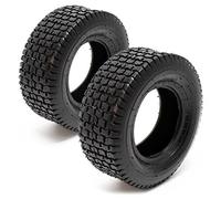 Set 2x cubiertas ruedas tractor cortacésped 13x5.00-6 Ruedas segadora jardín Accesorios jardinería