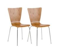 Set 2x Sillas de Visita Aaron Roble