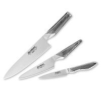 Set 3 cuchillos (G-2, cocinero, 20cm, GS-3, cocinero, 13cm, y GS-38, puntilla, 9cm) Global, G-2338