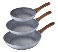 San Ignacio Set 3 Sartenes 22/26/28 Daimiel, Aluminio Forjado, Inducción