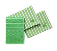 SET 3PC ACCESORIOS DE BAÑO (VASO + DISPENSADOR DE JABÓN + PLATO PARA JABÓN) CERÁMICA VERDE RAINBOW