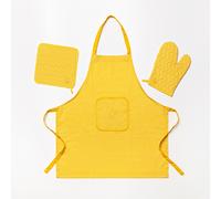 Set 3PC Delantal Amarillo Benetton | Cocina