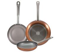 Set 3pc sarten (18,22,26cm) aluminio prensado, aptas para inducción, Optimum Plus Optimum 24Tapa