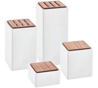 Set 4 bloques cerámica y madera (recipientes/bloques) accesorios