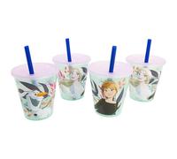SET 4 PCS VASOS CAÑA PP 285 ML JOY FROZEN
