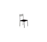 Set 4 Sillas De Cocina Simil Piel Sidney - Negro