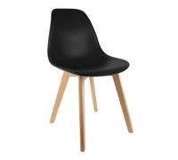 Set 4 sillas de comedor stockholm color negro