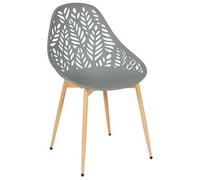 Set 4 Sillas Exterior Gris Lucena
