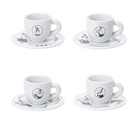 Set 4 TAZZINE Moka CAROSELLO Marca Bialetti