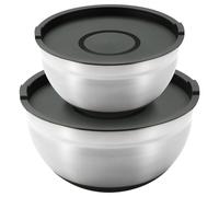 Set 4pc Bowl mezcla acero inoxidable Foodies BERGNER