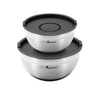 Set 4pcs bowl/tapas para mezcla, acero inoxidable, colección Foodies