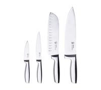 Set 4pcs cuchillos de cocina acero inox compact