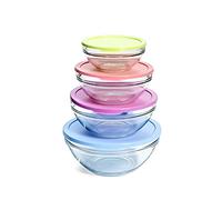 SET 4UD RECIPIENTES CON TAPA DIAM.23/20/17/14CM